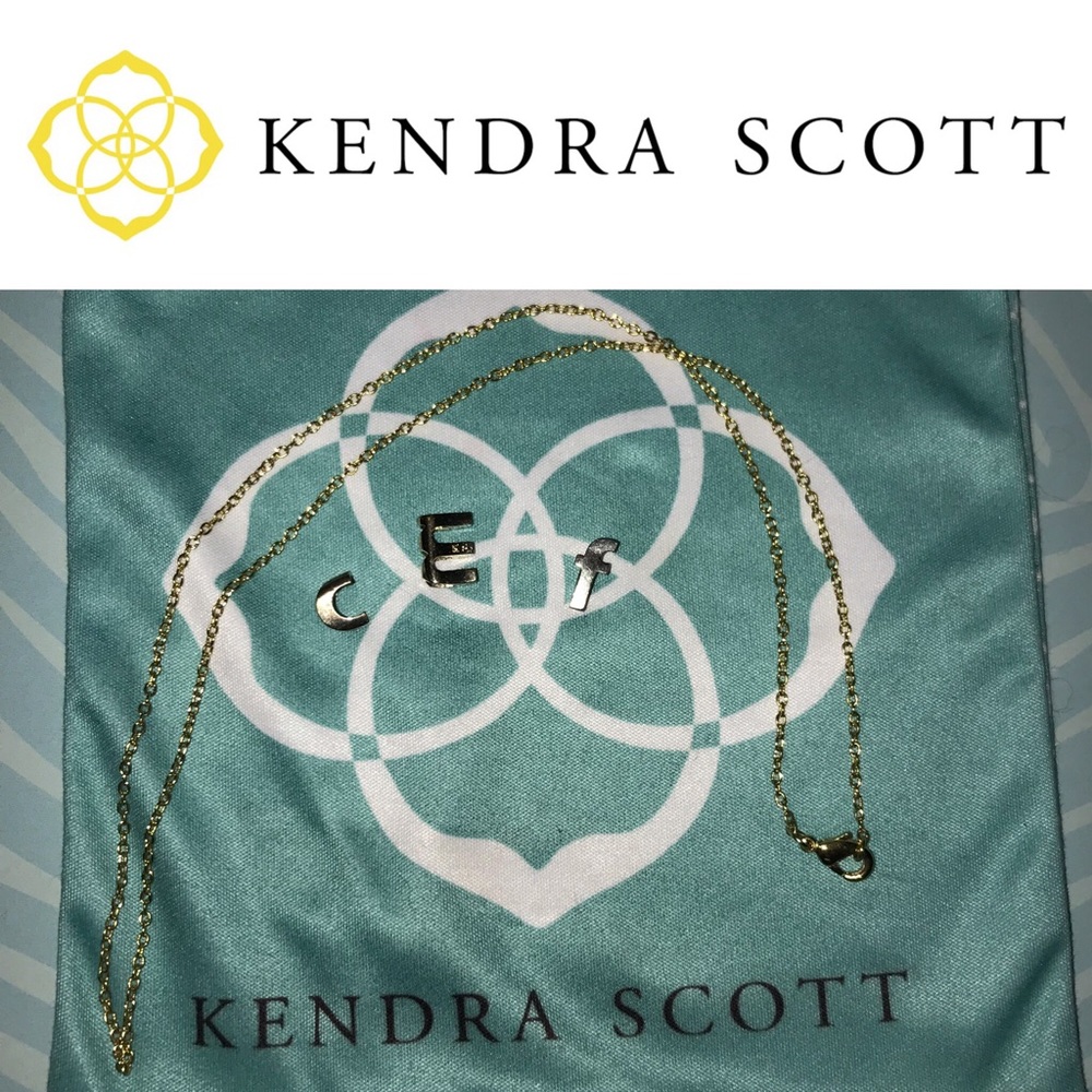 Kendra Scott Letter Charm “f” in Gold